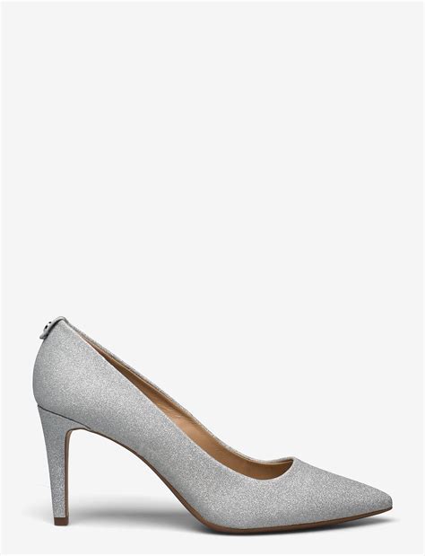 michael kors abbi leather flex pumps silver|Amazon.com: Michael Kors Flex Pump.